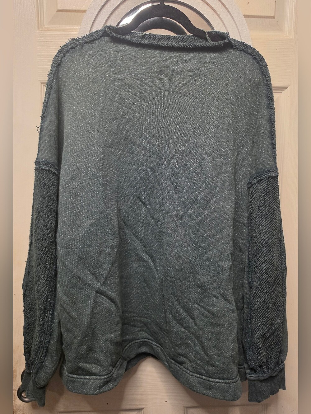 Free People Crewneck Sweater - Deep Green